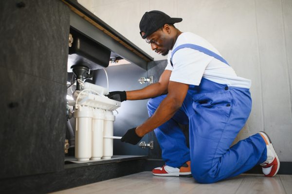 plumber change the water filter.